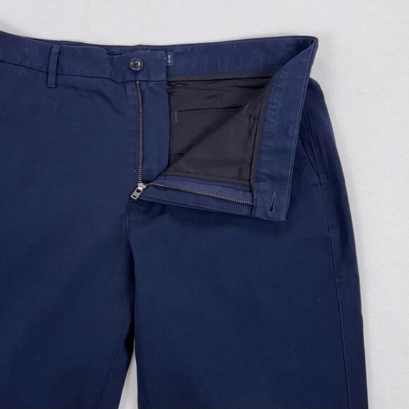 Everlane Uniform Mens Straight Leg Chino Pant 35 x 28 Navy Blue - Picture 3 of 14